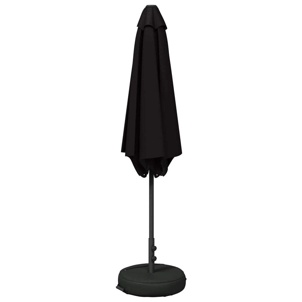 Garten-Sonnenschirm 270 x 270 cm Polyester Rechtwinklig Schwarz