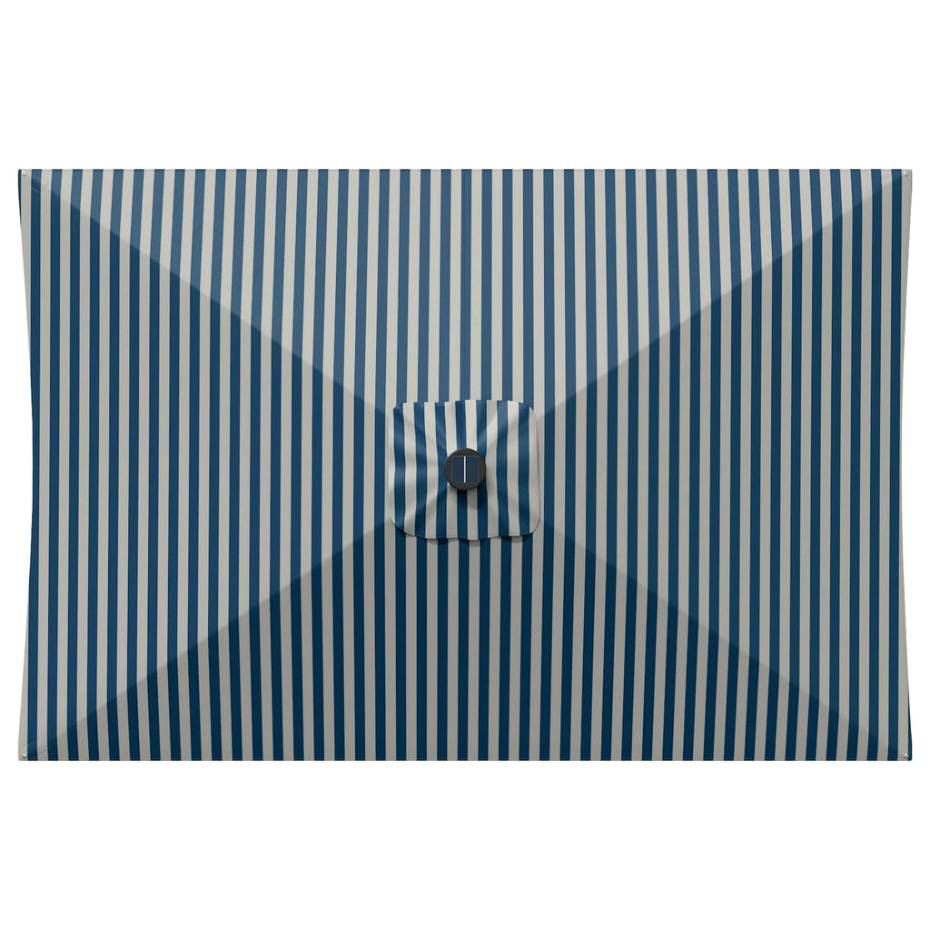 Garten Sonnenschirm mit LED-Lichtern 200 x 300 cm Polyester