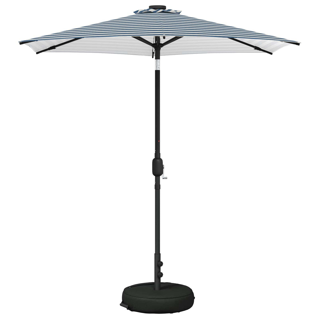 Garten Sonnenschirm mit LED-Lichtern 230 x 230 cm Polyester
