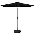 Garten Sonnenschirm mit LED-Lichtern 270 x 270 cm Polyester