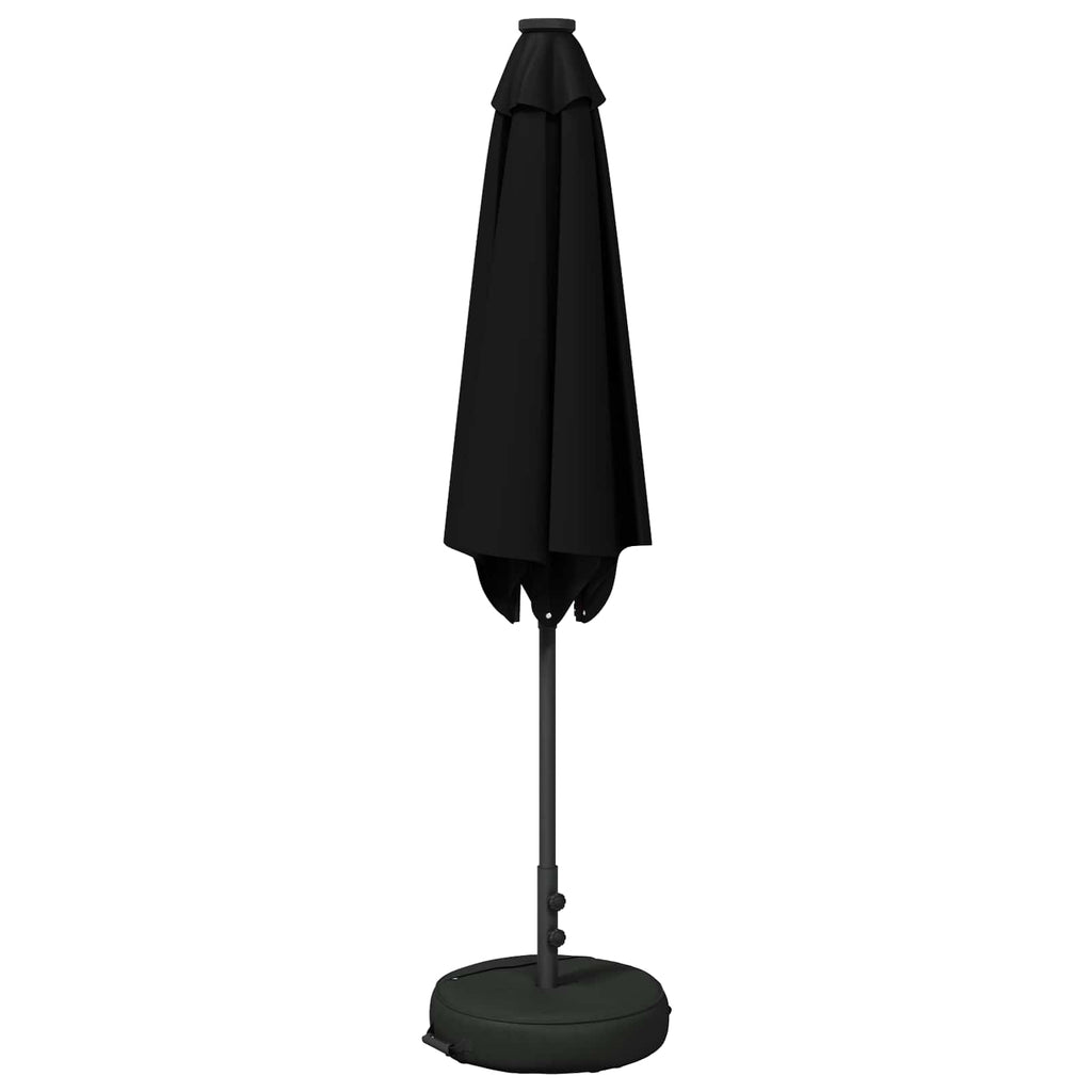 Garten Sonnenschirm mit LED-Lichtern 270 x 270 cm Polyester