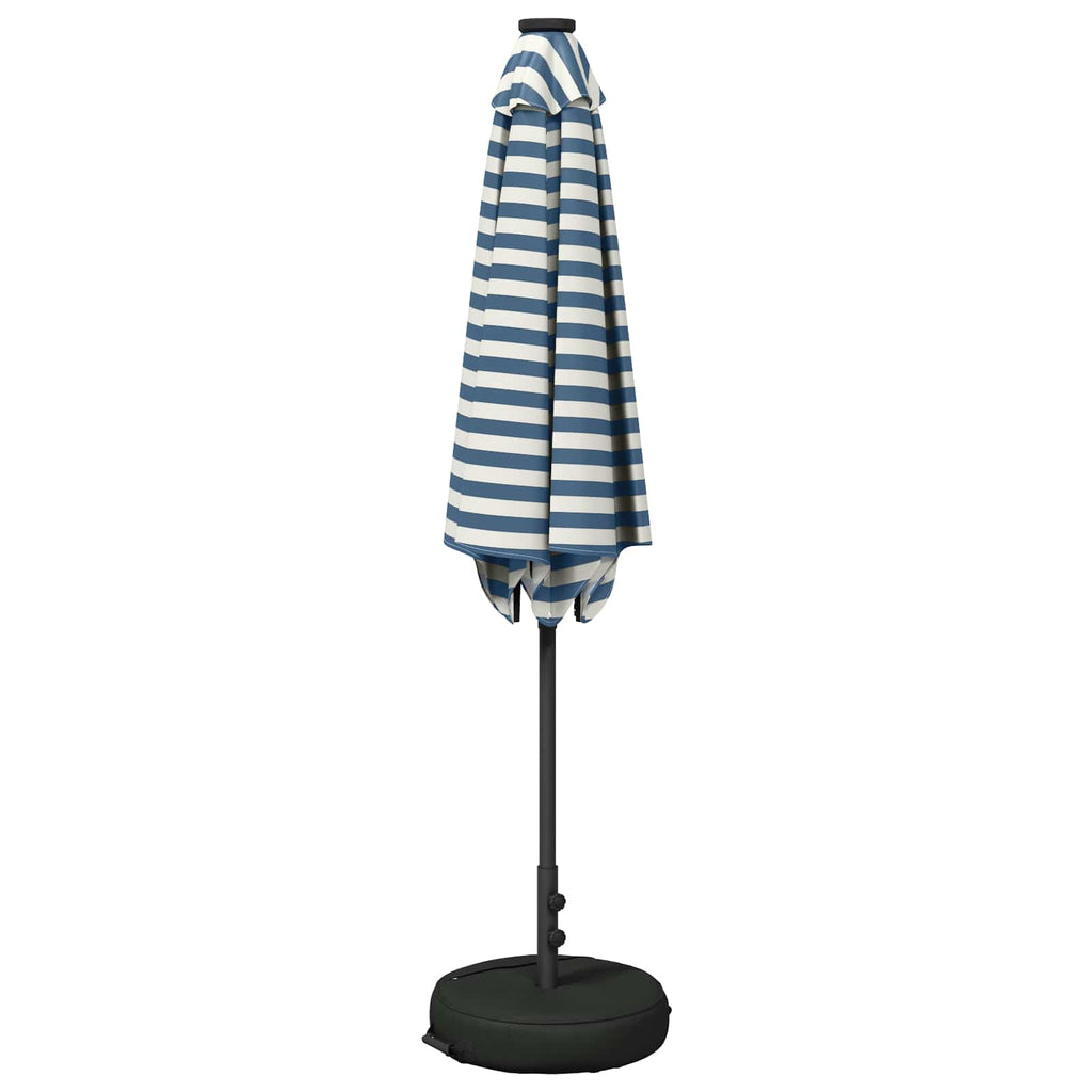Garten Sonnenschirm mit LED-Lichtern 270 x 270 cm Polyester