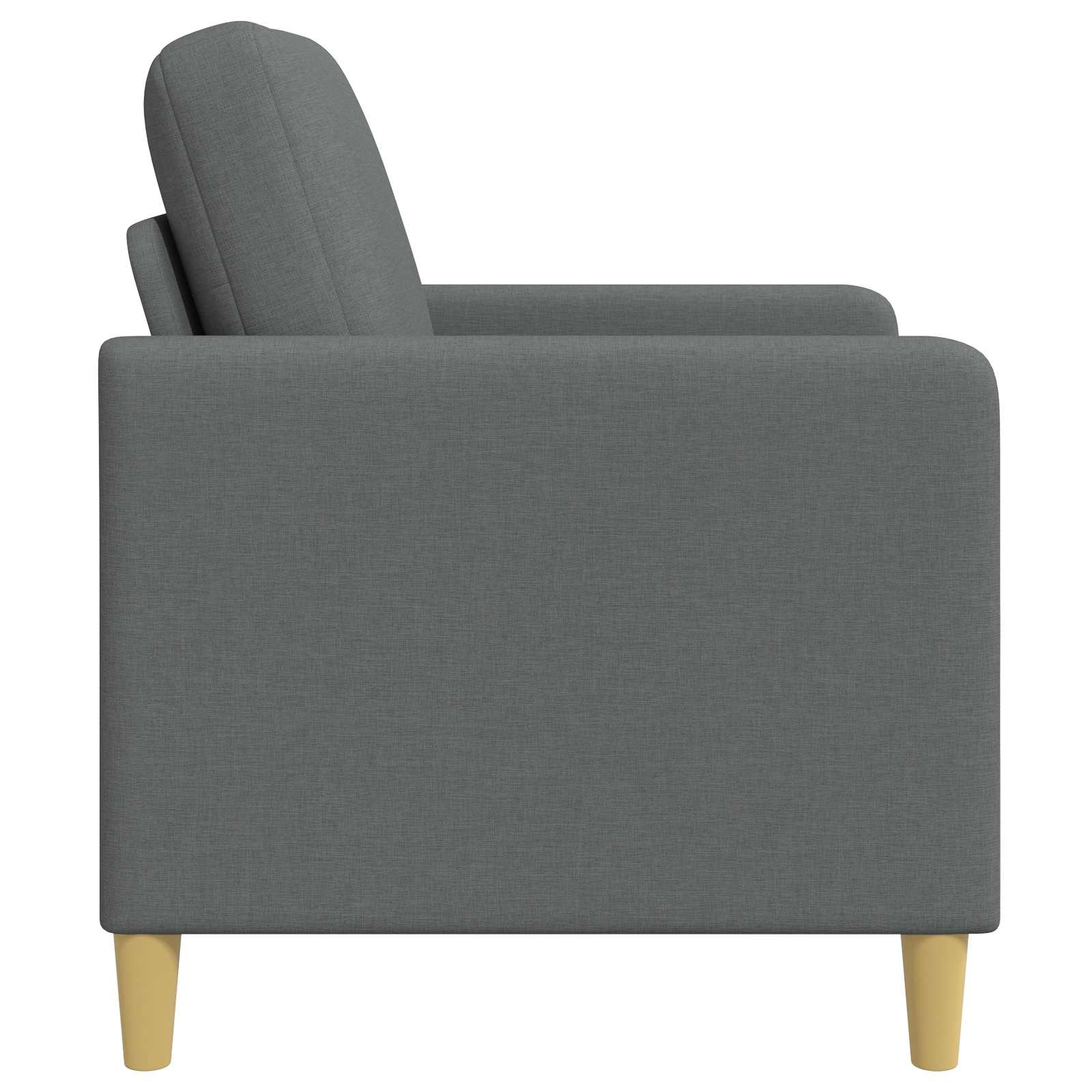 Sofa mit Stauraum Dunkelgrau 72 x 78 x 87 cm Polyester
