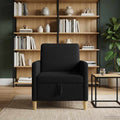 Sofa mit Stauraum Schwarz 72 x 78 x 87 cm Polyester