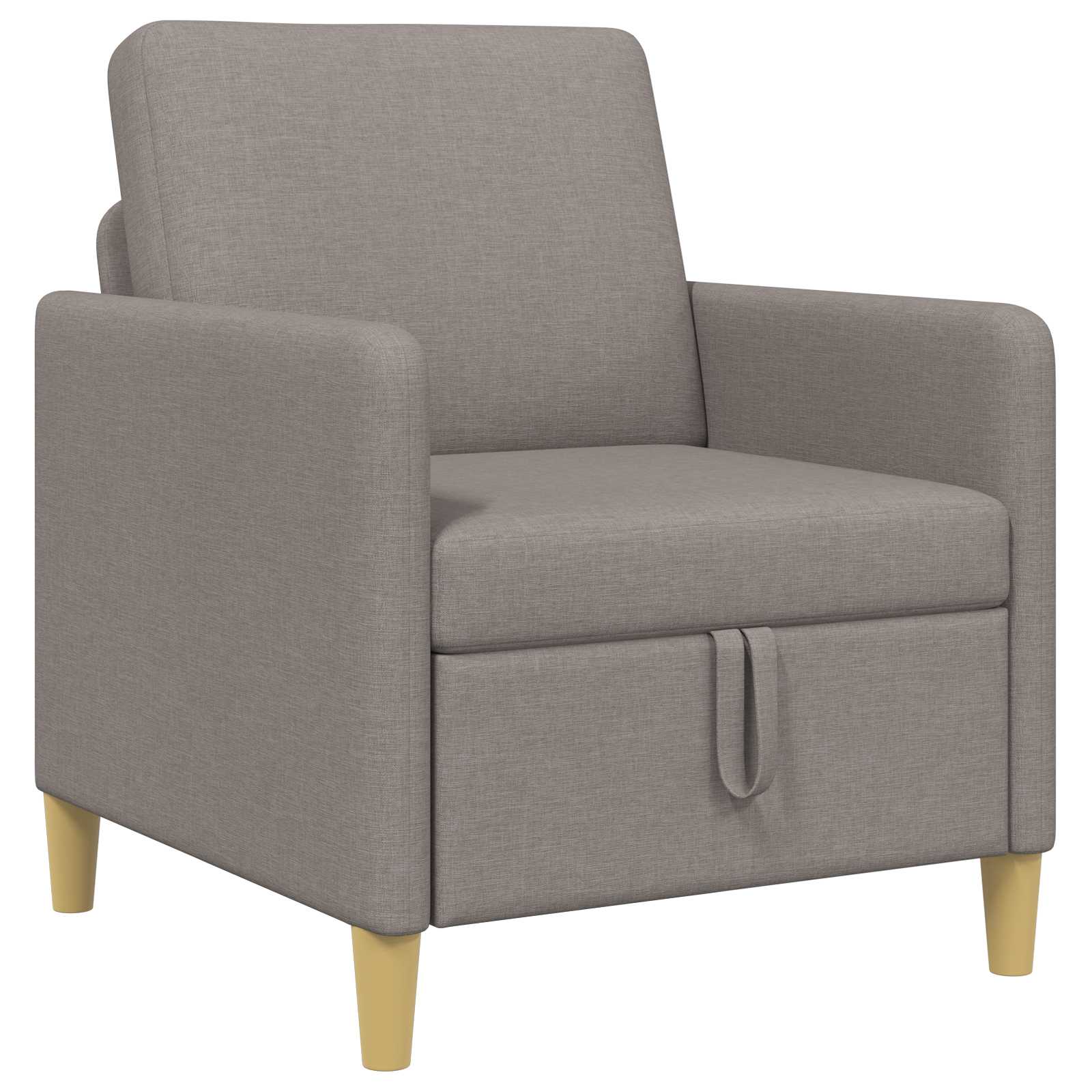 Sofa mit Stauraum Taupe 72 x 78 x 87 cm Polyester