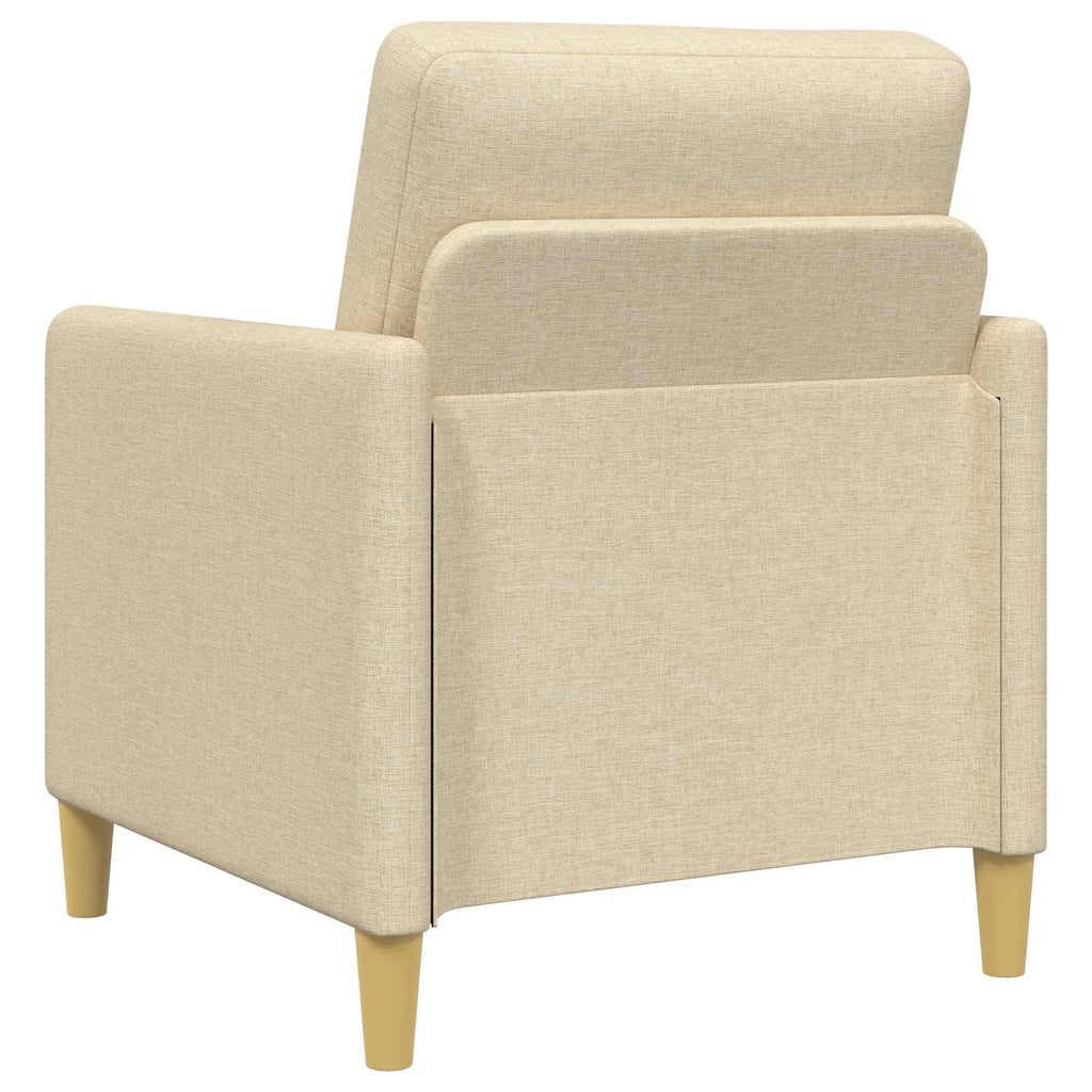 Sofa mit Stauraum Creme 72 x 78 x 87 cm Polyester