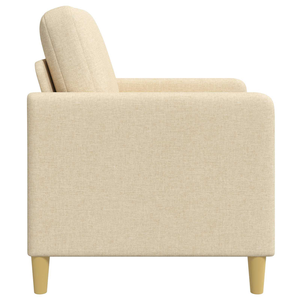 Sofa mit Stauraum Creme 72 x 78 x 87 cm Polyester