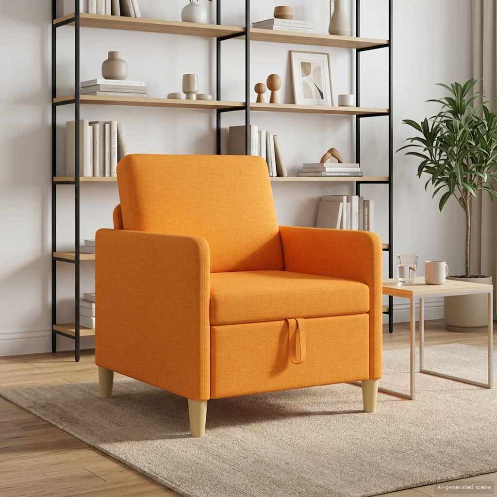 Sofa mit Stauraum Dunkelgelb 72 x 78 x 87 cm Polyester