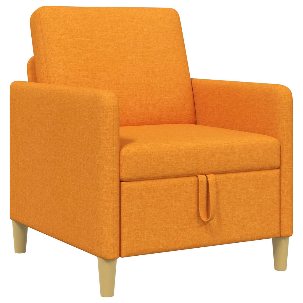 Sofa mit Stauraum Dunkelgelb 72 x 78 x 87 cm Polyester