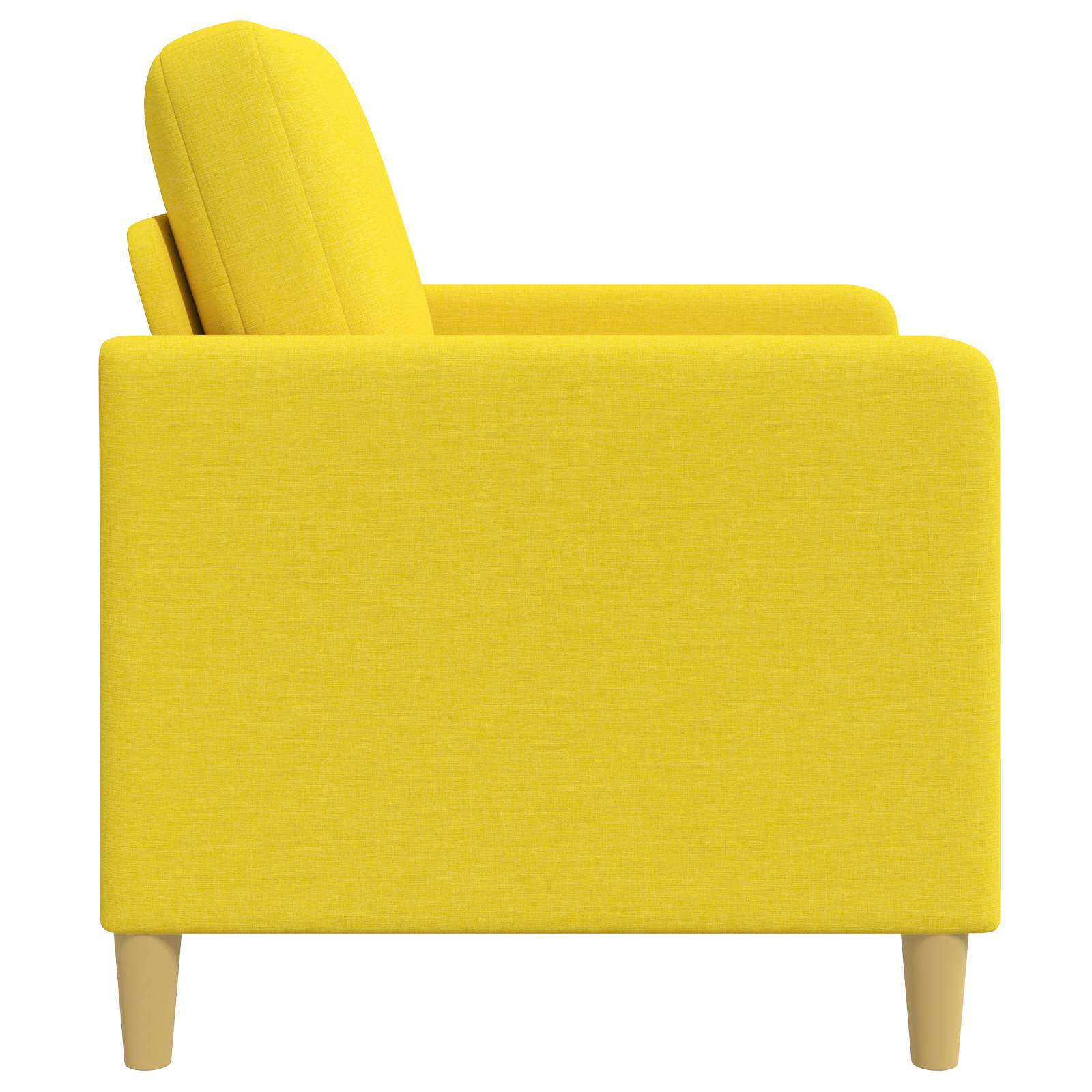 Sofa mit Stauraum Helles Gelb 72 x 78 x 87 cm Polyester