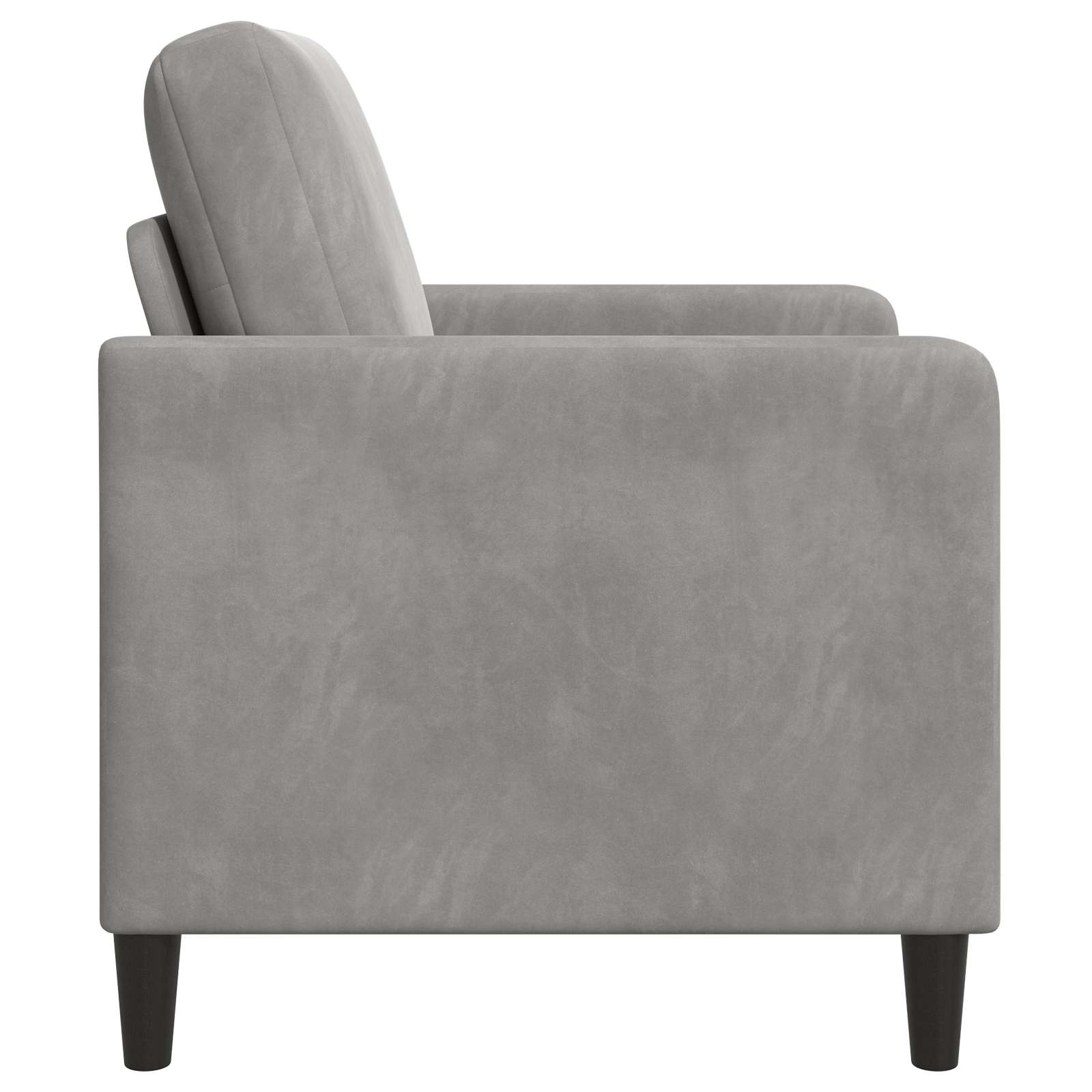 Sofa mit Stauraum Hellgrau 72 x 78 x 87 cm Polyester