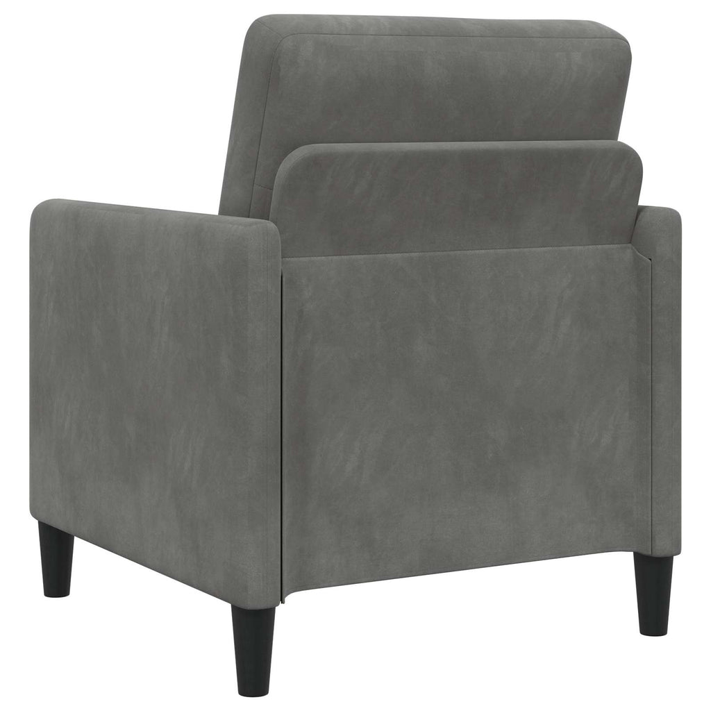 Sofa mit Stauraum Dunkelgrau 72 x 78 x 87 cm Polyester