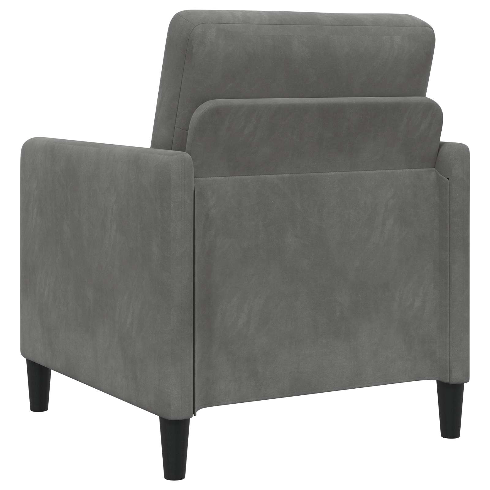 Sofa mit Stauraum Dunkelgrau 72 x 78 x 87 cm Polyester