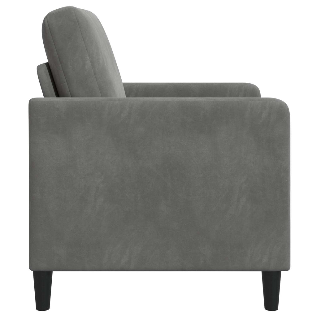 Sofa mit Stauraum Dunkelgrau 72 x 78 x 87 cm Polyester