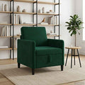 Sofa mit Stauraum Dunkelgrün 72 x 78 x 87 cm Polyester