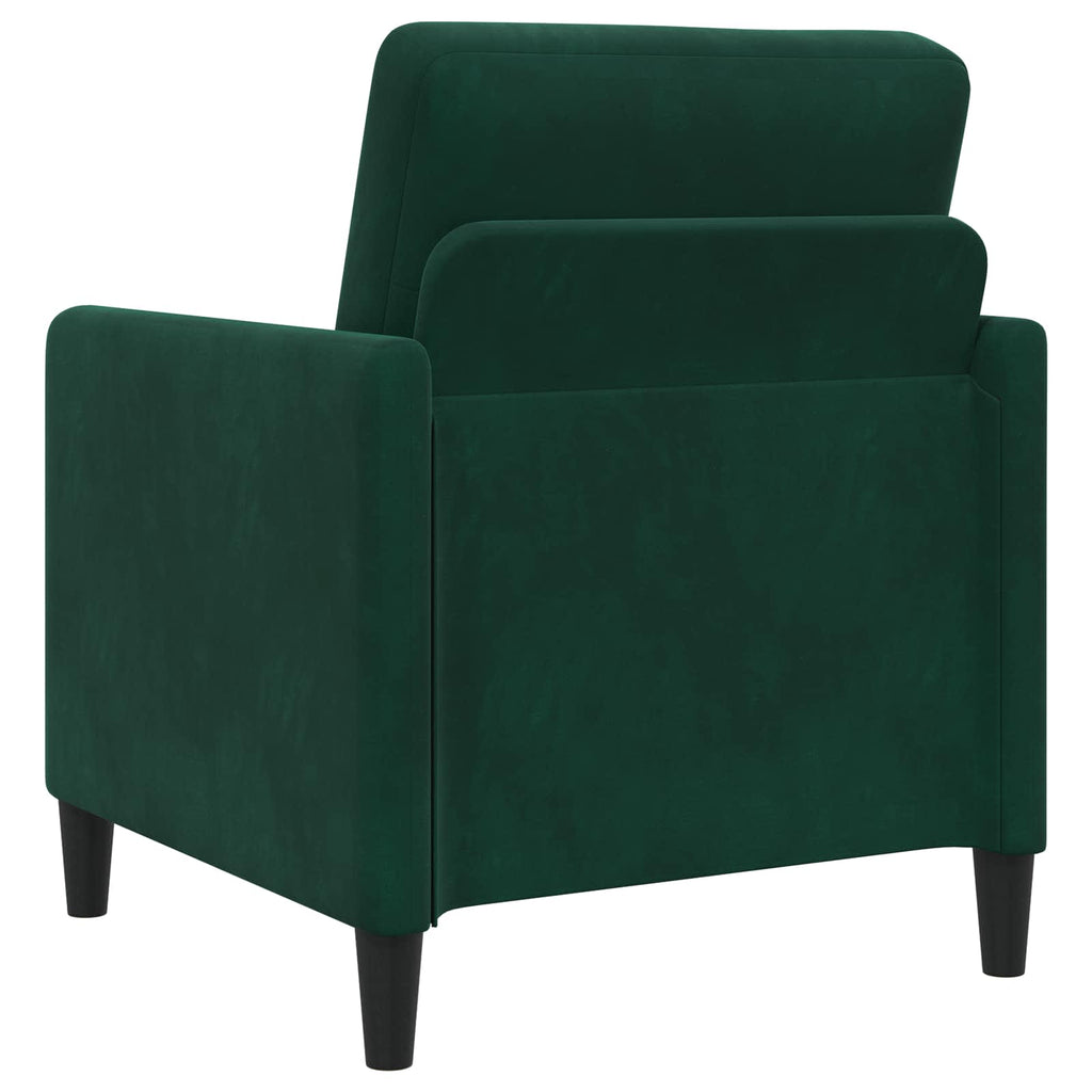 Sofa mit Stauraum Dunkelgrün 72 x 78 x 87 cm Polyester