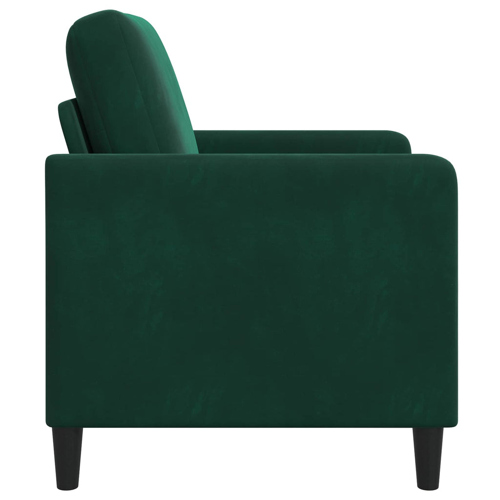 Sofa mit Stauraum Dunkelgrün 72 x 78 x 87 cm Polyester