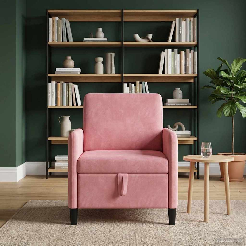Sofa mit Stauraum Rosa 72 x 78 x 87 cm Polyester