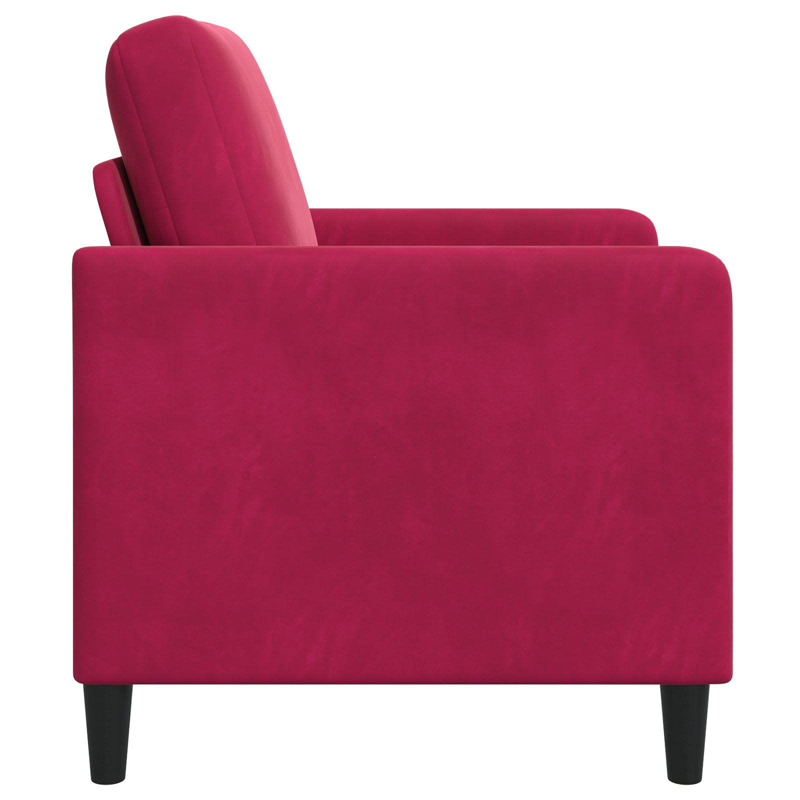 Sofa mit Stauraum Weinrot 72 x 78 x 87 cm Polyester