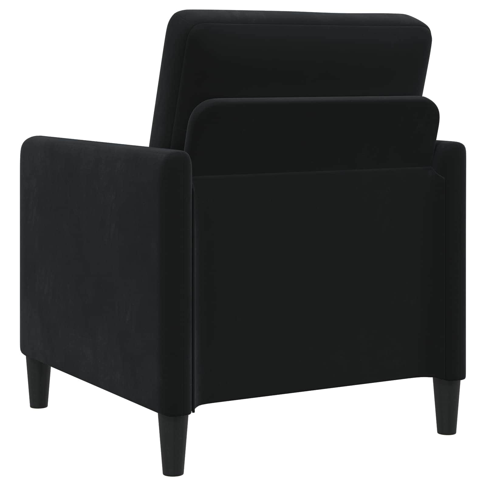 Sofa mit Stauraum Schwarz 72 x 78 x 87 cm Polyester