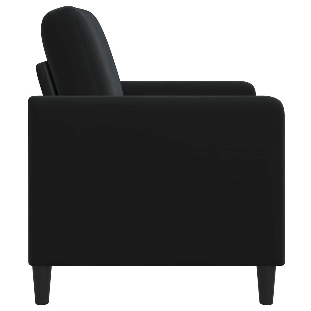 Sofa mit Stauraum Schwarz 72 x 78 x 87 cm Polyester
