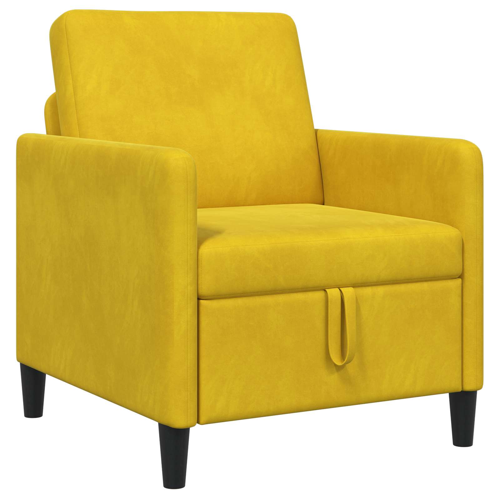 Sofa mit Stauraum Gelb 72 x 78 x 87 cm Polyester