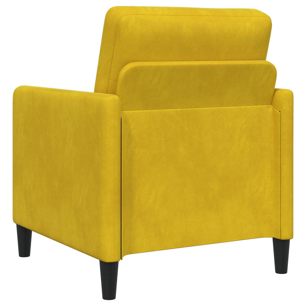 Sofa mit Stauraum Gelb 72 x 78 x 87 cm Polyester