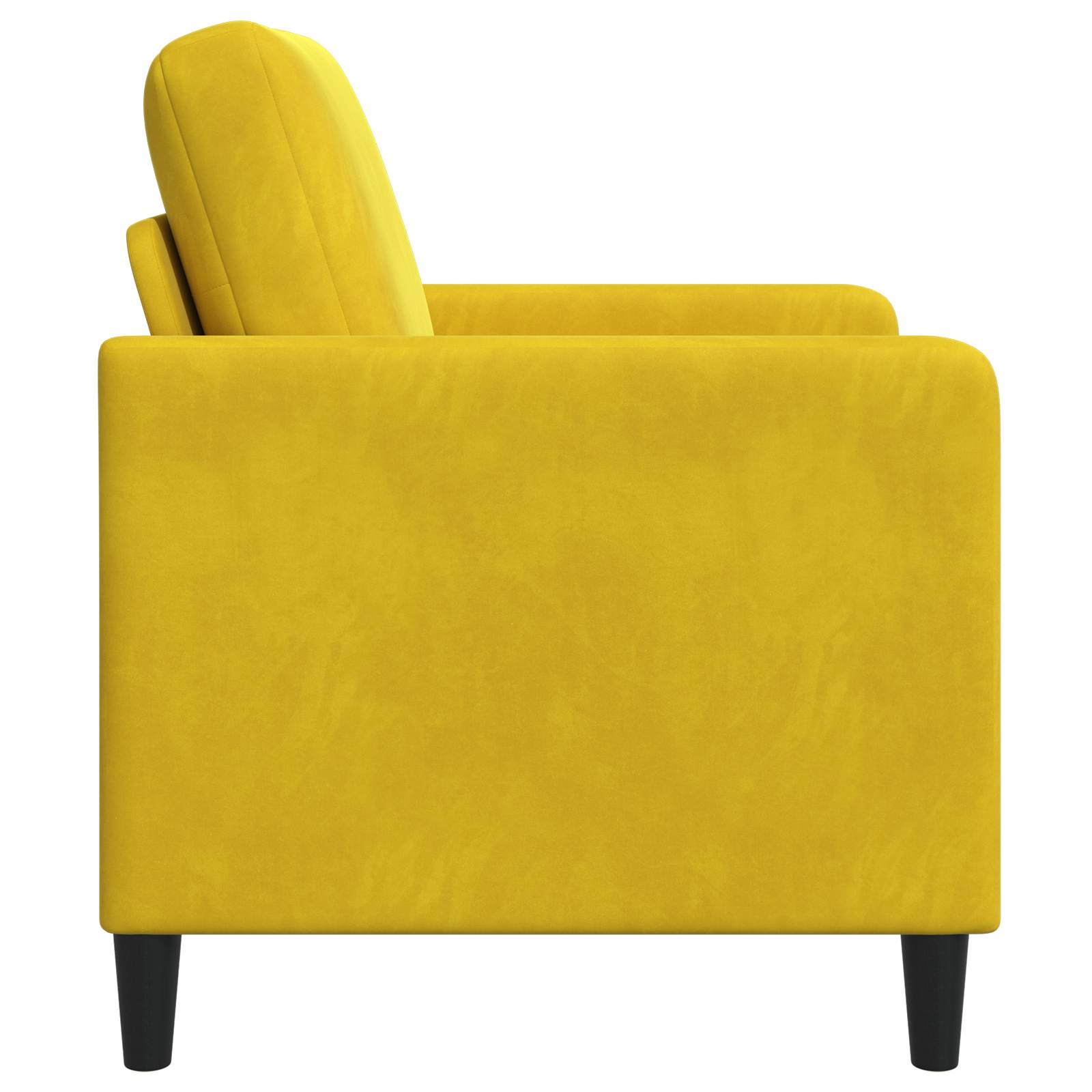 Sofa mit Stauraum Gelb 72 x 78 x 87 cm Polyester