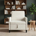 Sofa mit Stauraum Creme 72 x 78 x 87 cm Polyester