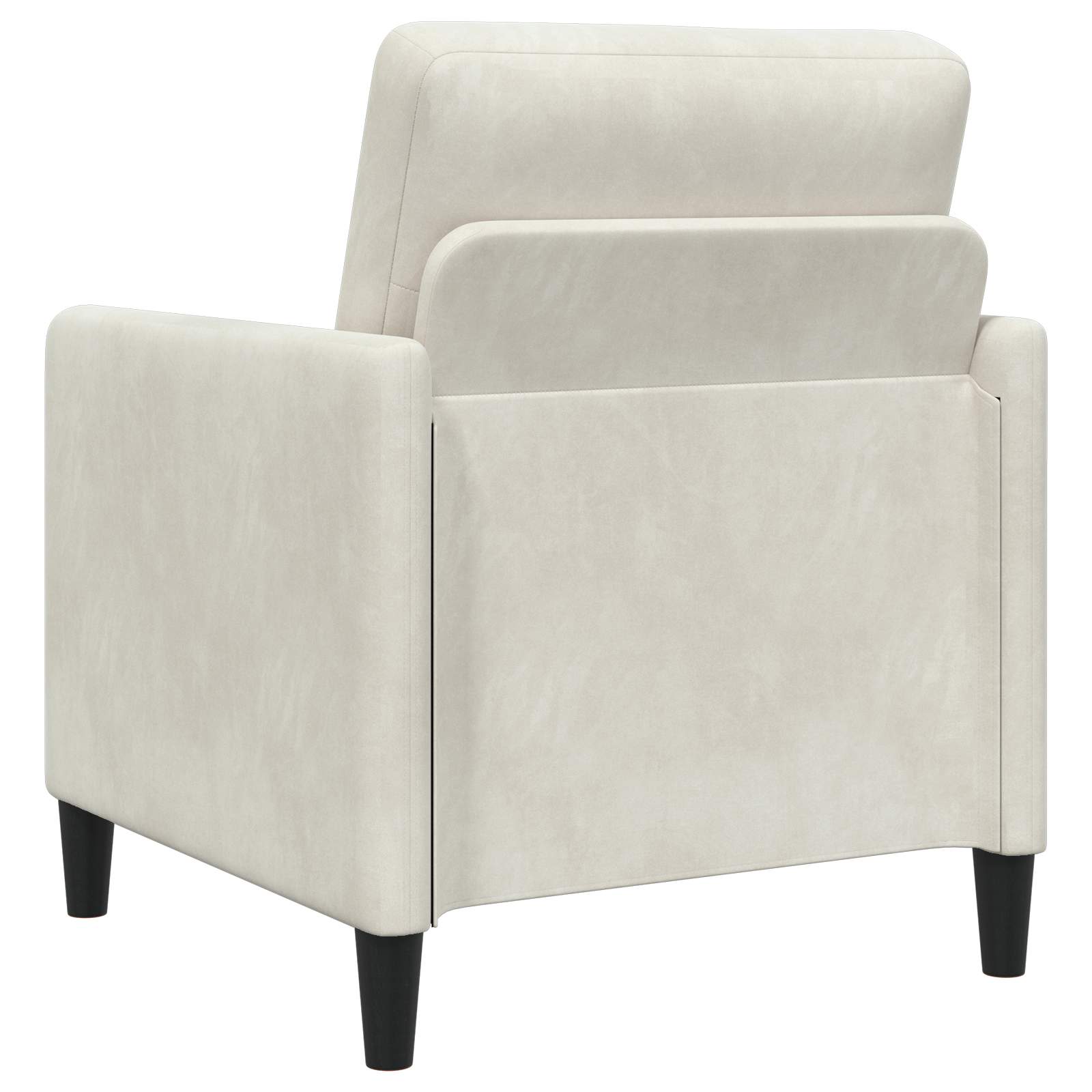 Sofa mit Stauraum Creme 72 x 78 x 87 cm Polyester
