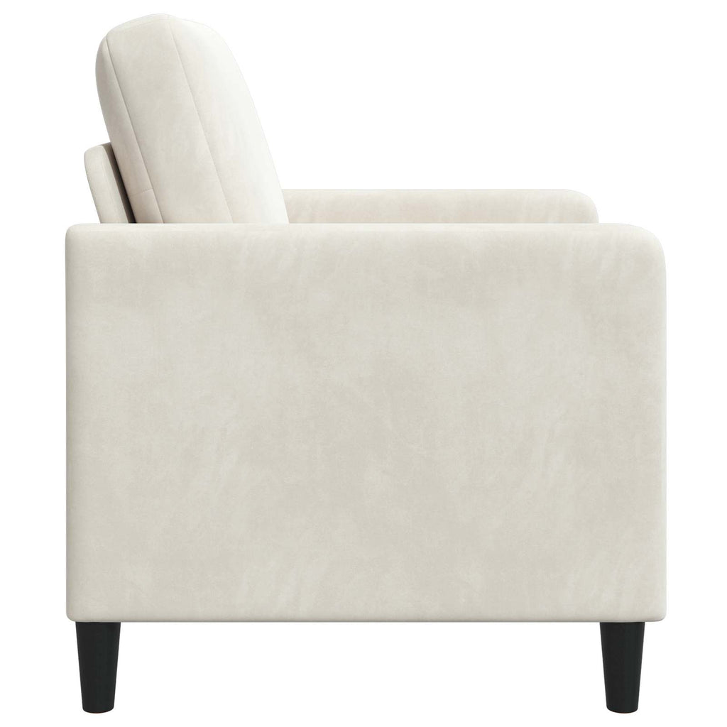 Sofa mit Stauraum Creme 72 x 78 x 87 cm Polyester