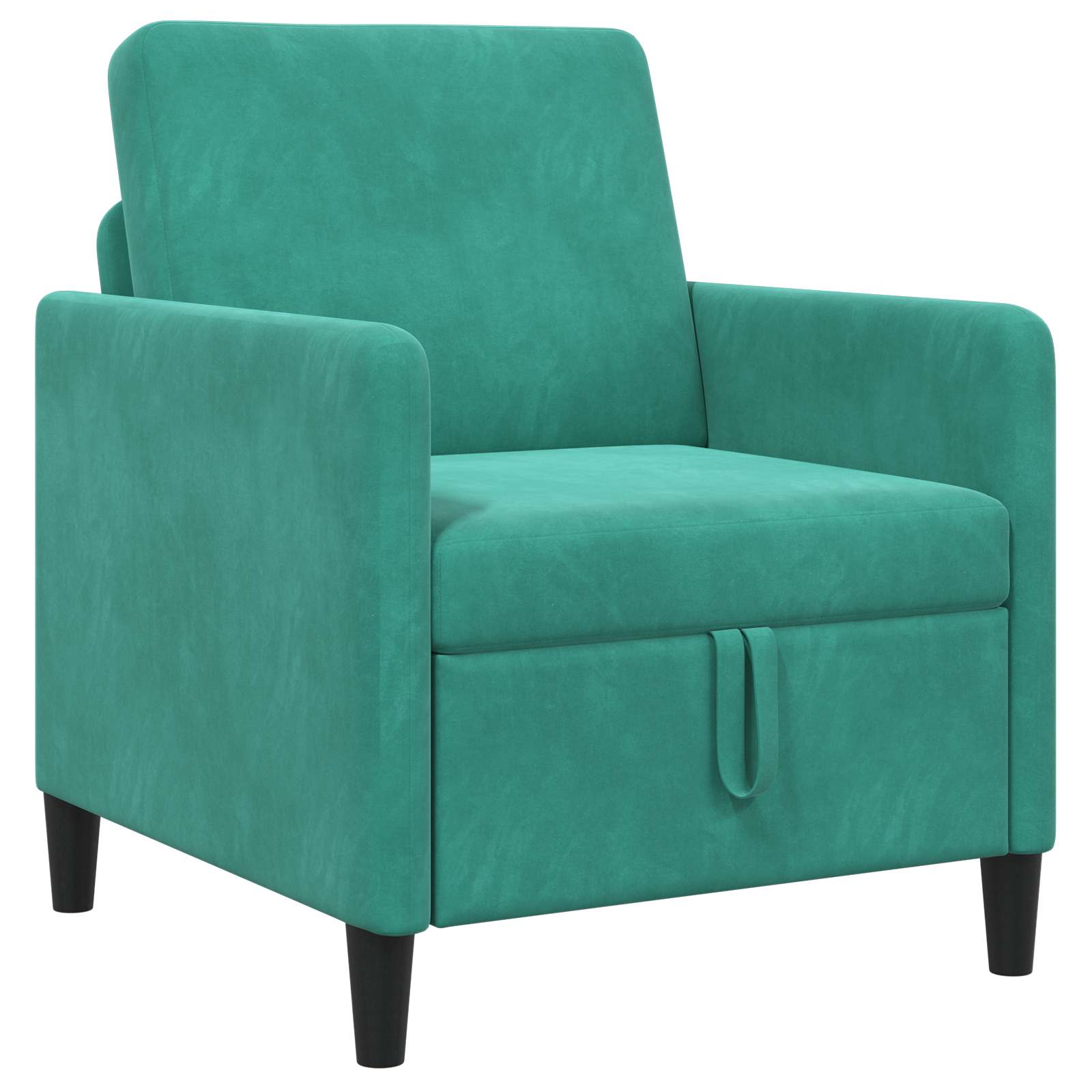 Sofa mit Stauraum Türkis 72 x 78 x 87 cm Polyester