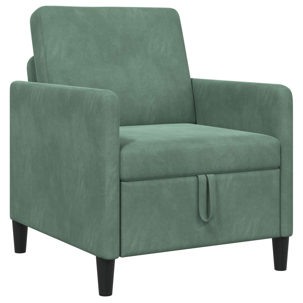 Sofa mit Stauraum Meergrün 72 x 78 x 87 cm Polyester