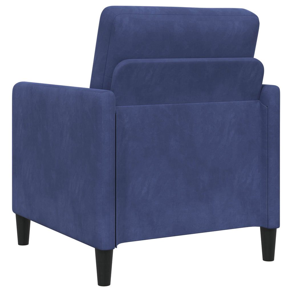 Sofa mit Stauraum Polizeiblau 72 x 78 x 87 cm Polyester