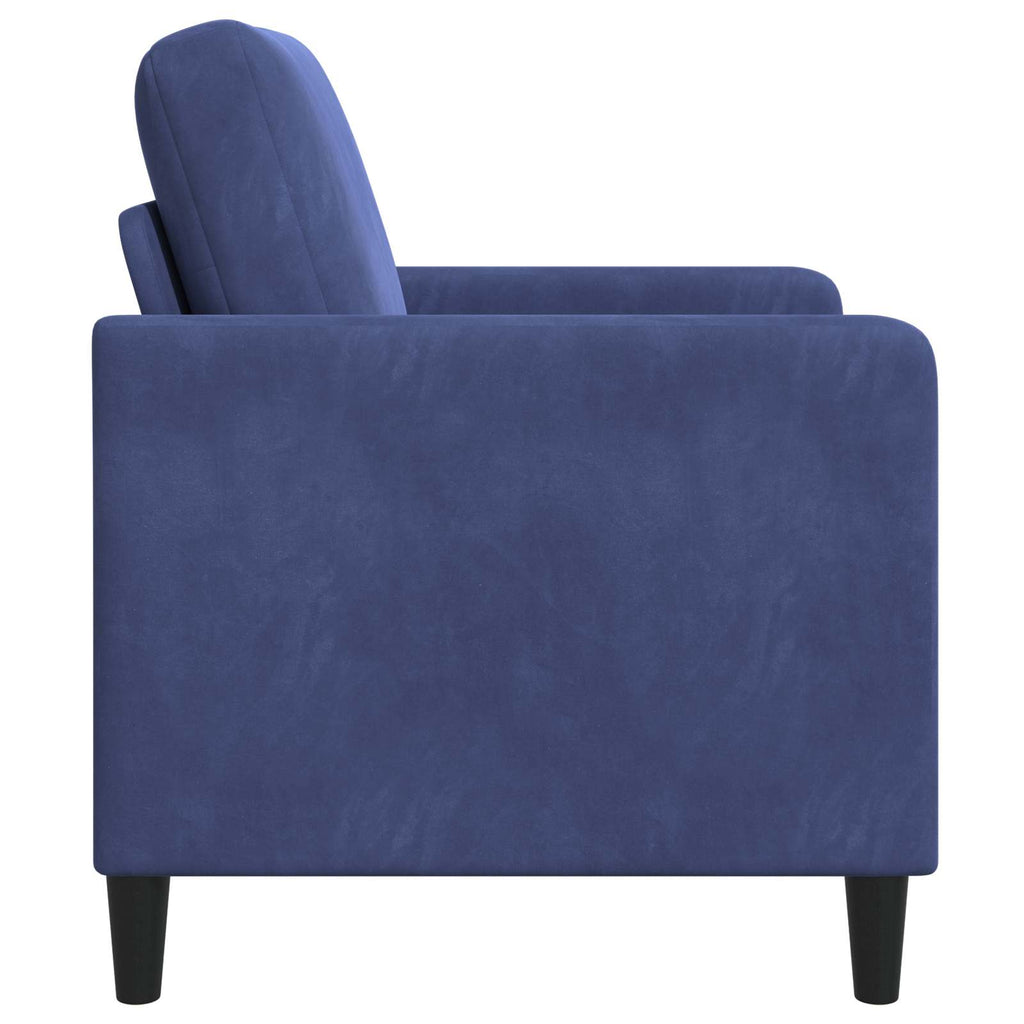 Sofa mit Stauraum Polizeiblau 72 x 78 x 87 cm Polyester