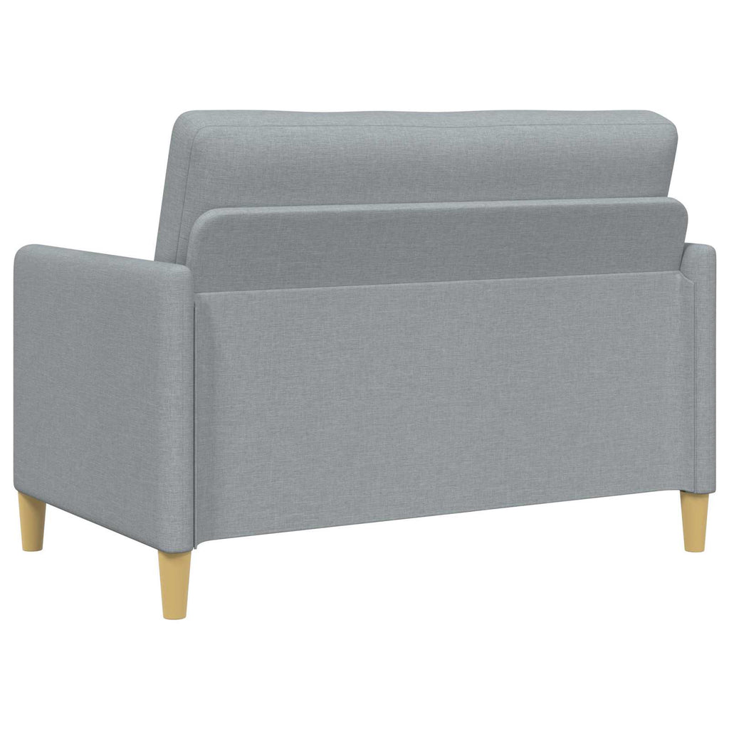 Sofa mit Stauraum Hellgrau 122 x 78 x 87 cm Polyester