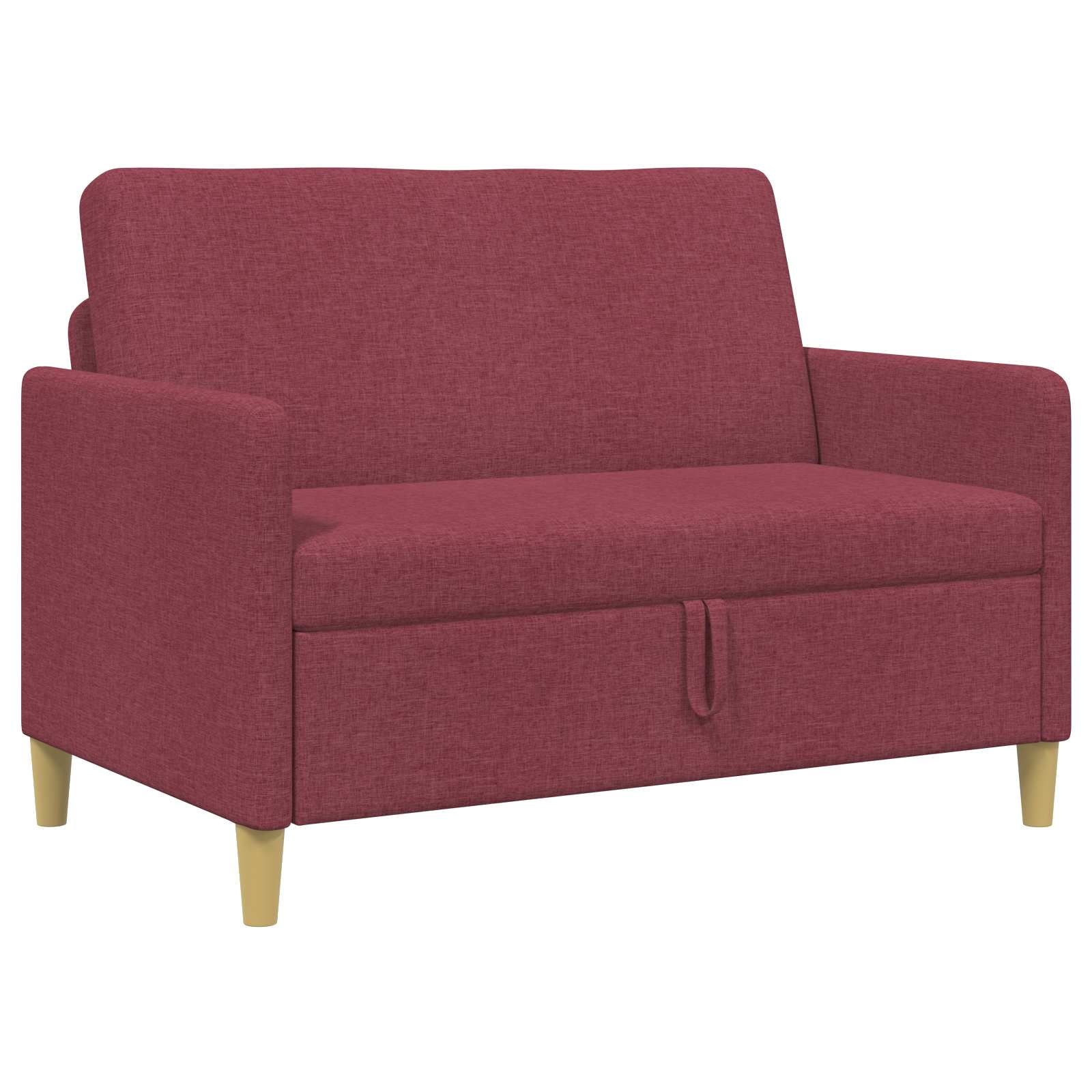 Sofa mit Stauraum Weinrot 122 x 78 x 87 cm Polyester