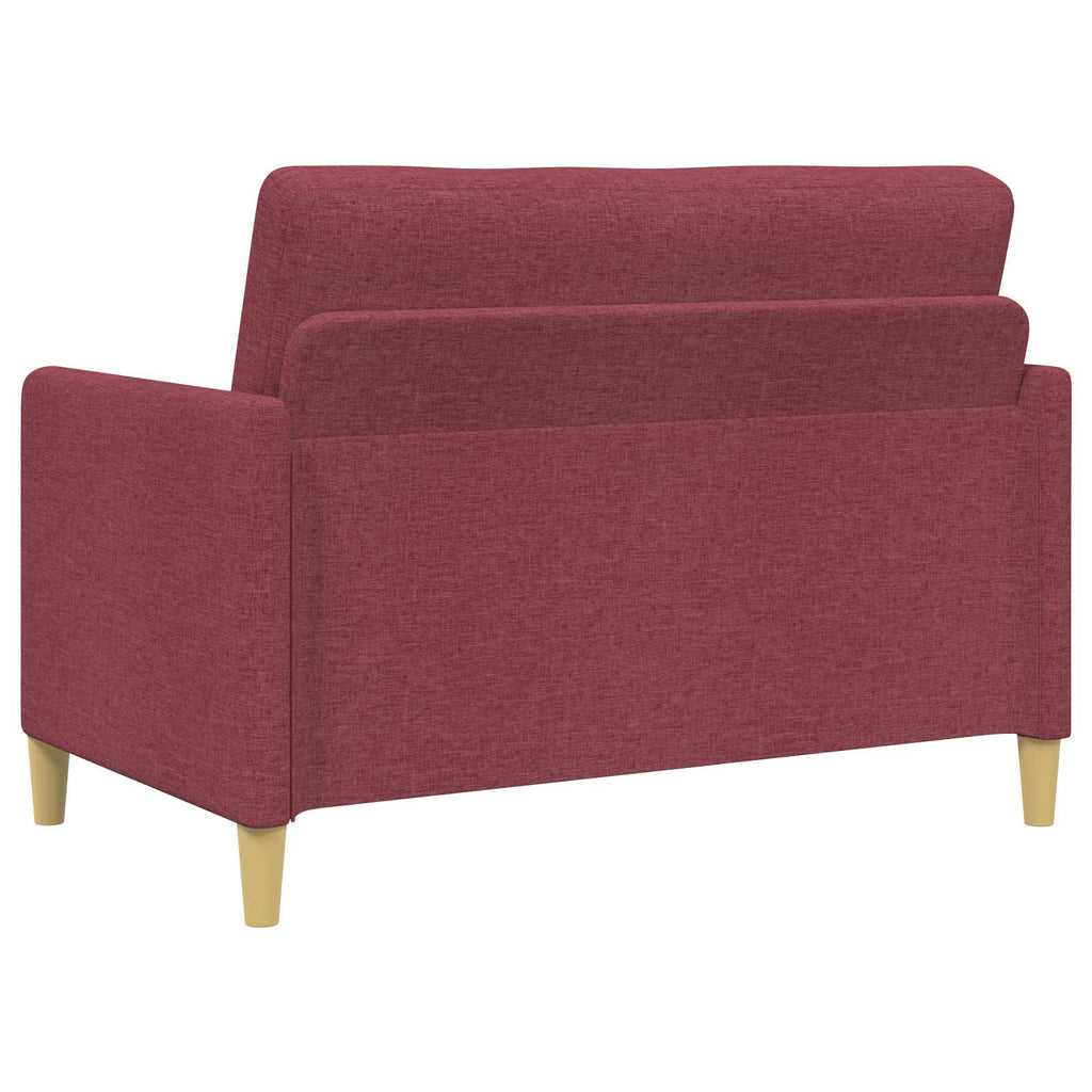 Sofa mit Stauraum Weinrot 122 x 78 x 87 cm Polyester