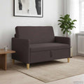 Sofa mit Stauraum Dunkelbraun 122 x 78 x 87 cm Polyester