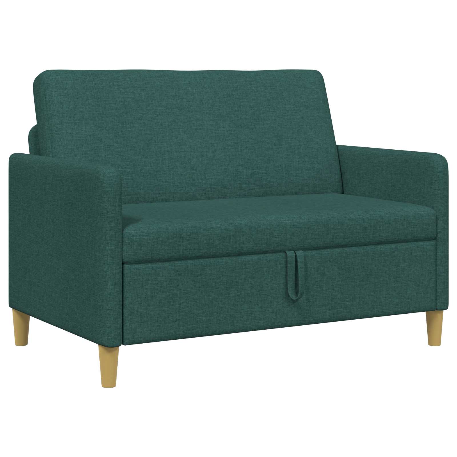Sofa mit Stauraum Dunkelgrün 122 x 78 x 87 cm Polyester