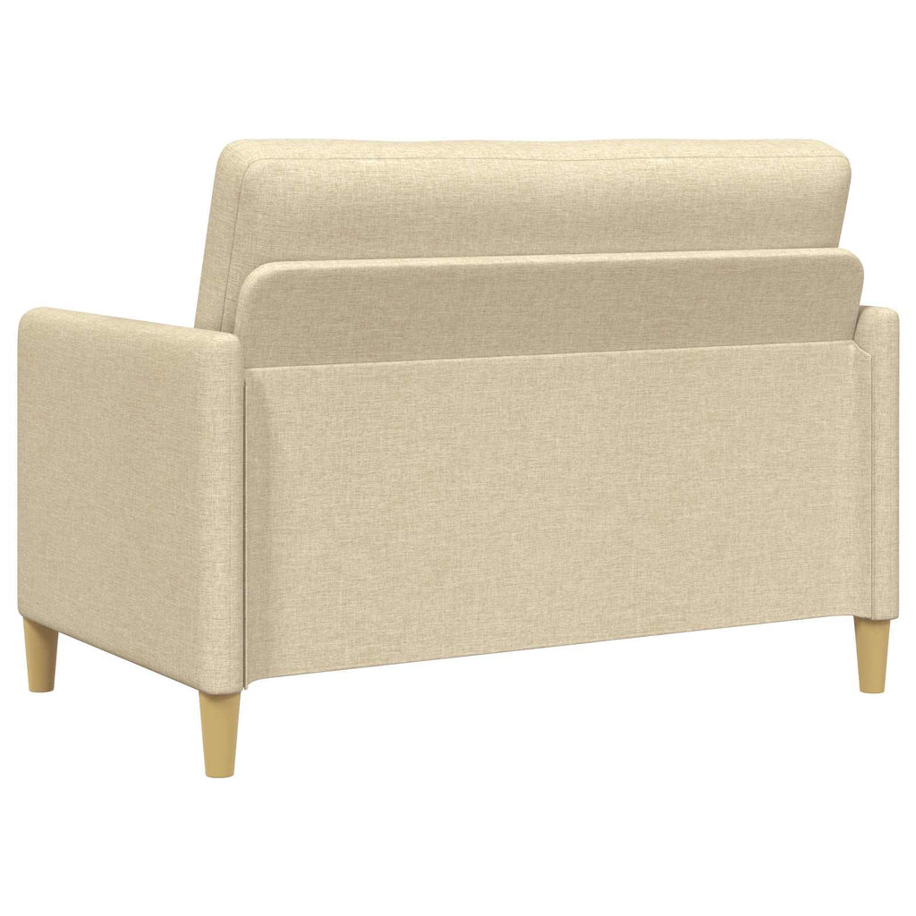Sofa mit Stauraum Creme 122 x 78 x 87 cm Polyester
