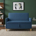Sofa mit Stauraum Blau 122 x 78 x 87 cm Polyester