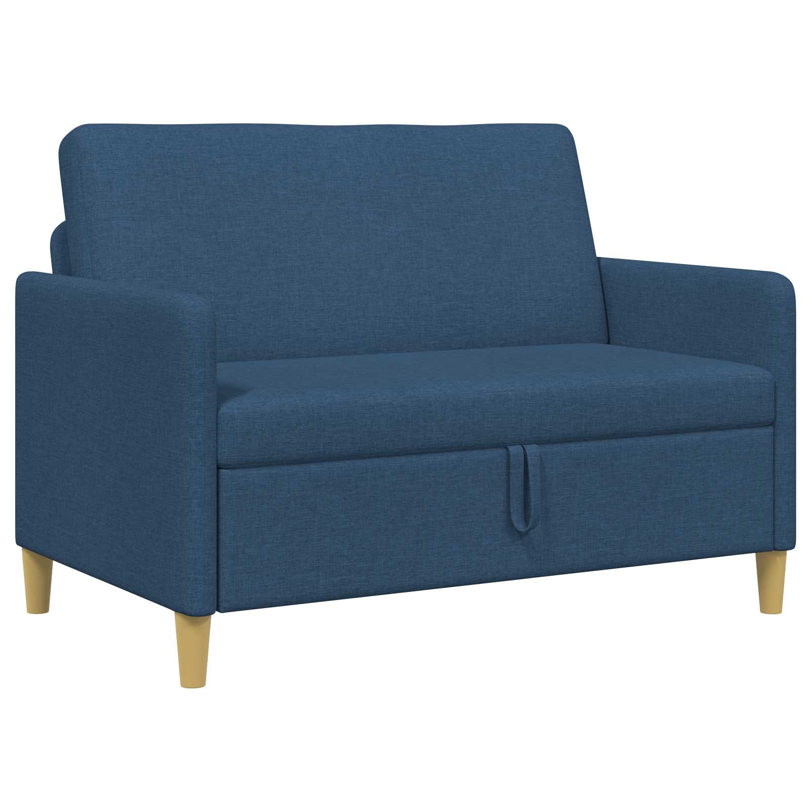 Sofa mit Stauraum Blau 122 x 78 x 87 cm Polyester