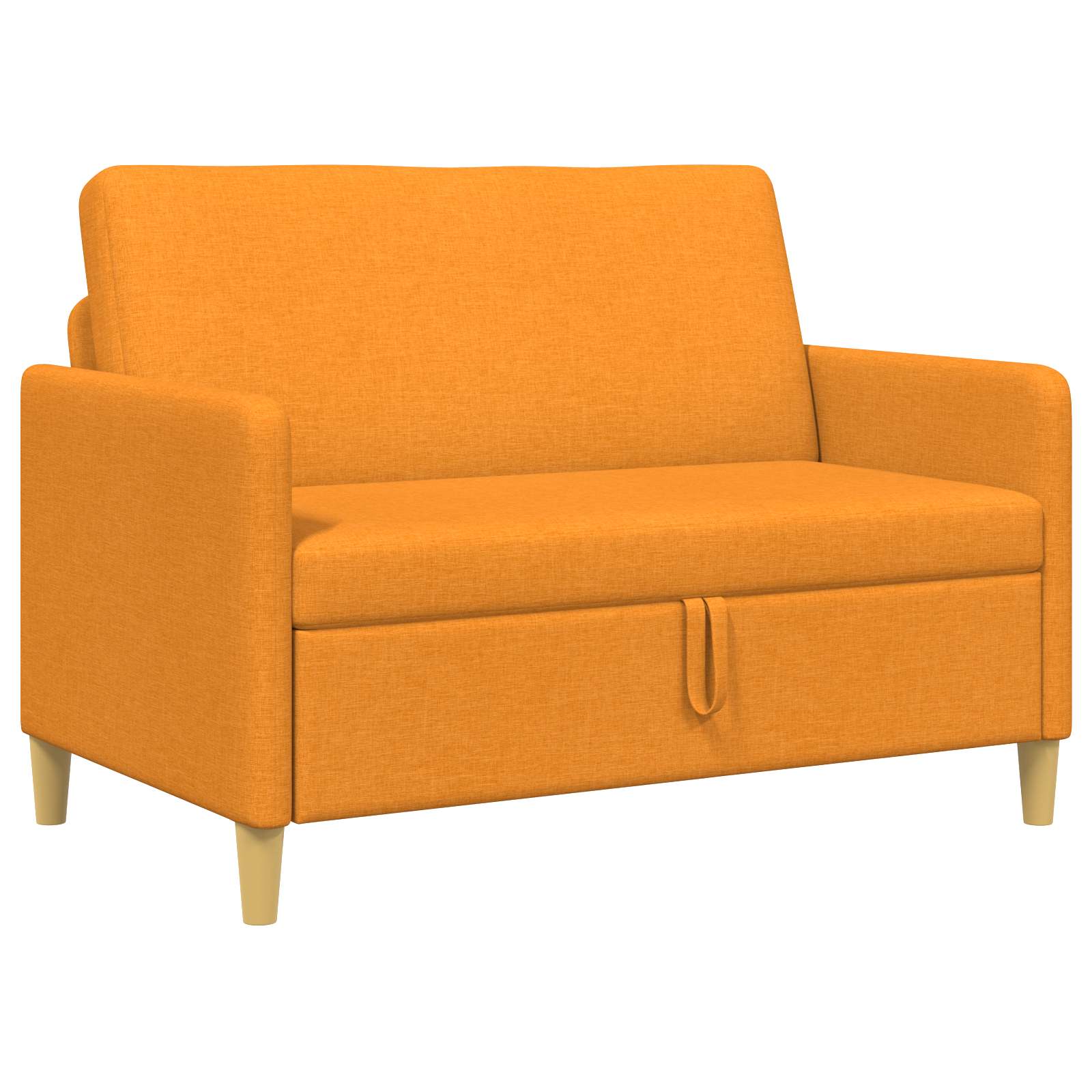 Sofa mit Stauraum Dunkelgelb 122 x 78 x 87 cm Polyester