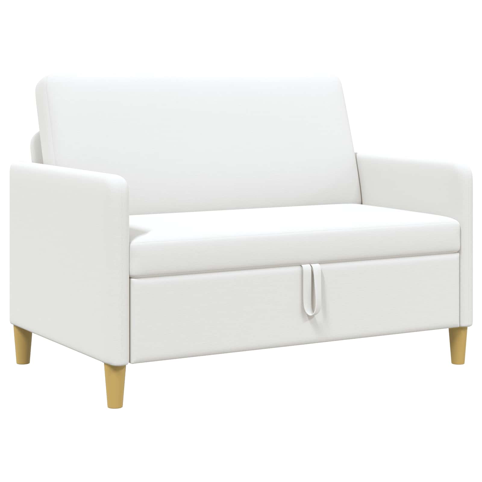 Sofa mit Stauraum Weiß 122 x 78 x 87 cm Polyester