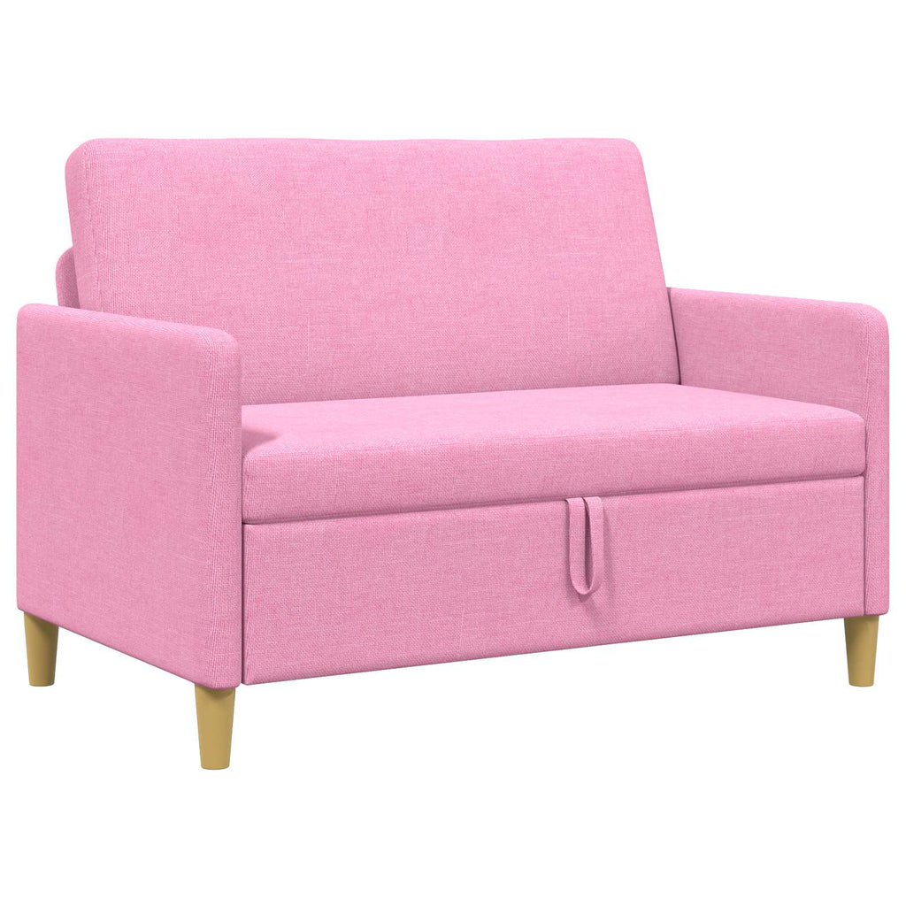 Sofa mit Stauraum Rosa 122 x 78 x 87 cm Polyester