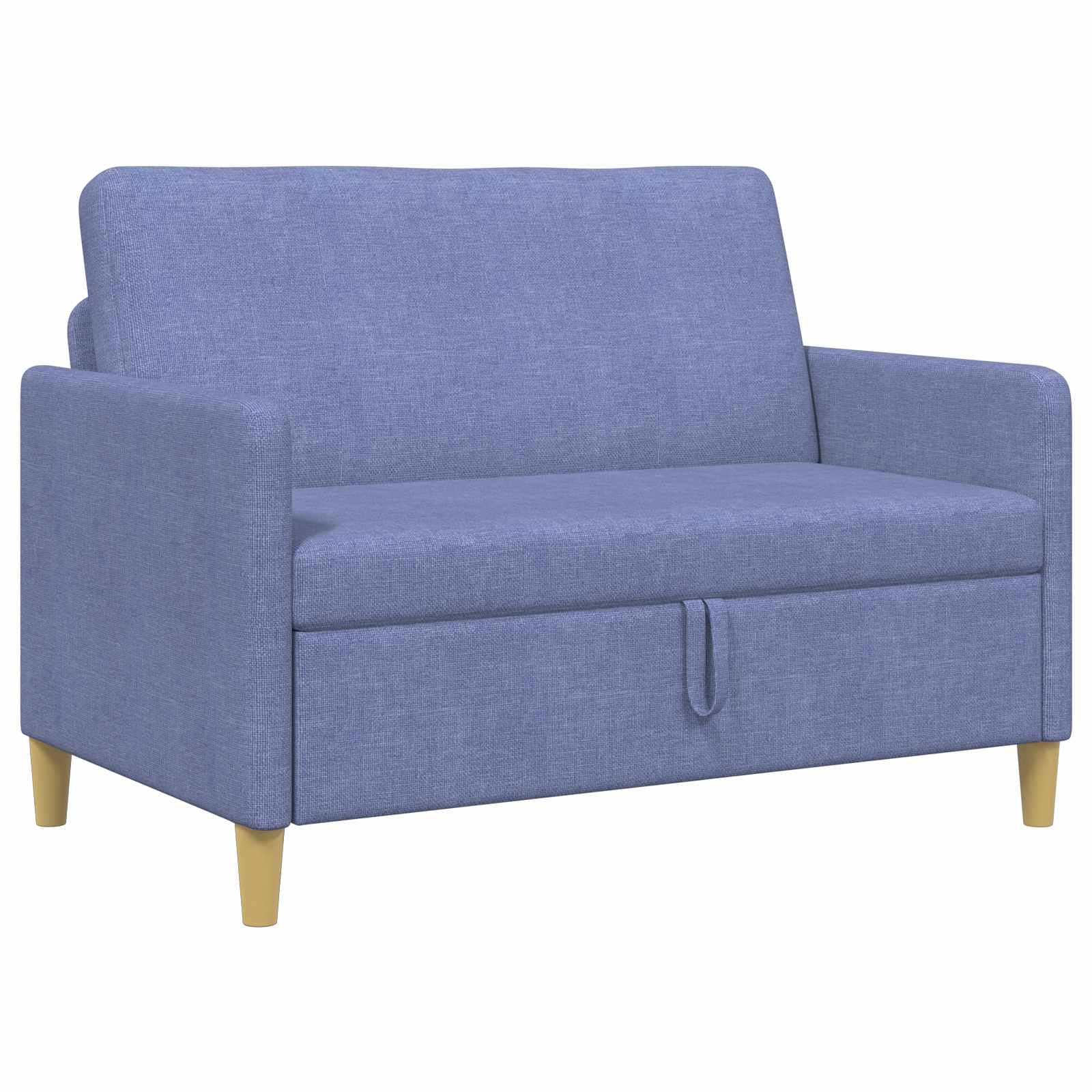 Sofa mit Stauraum Jeans blau 122 x 78 x 87 cm Polyester