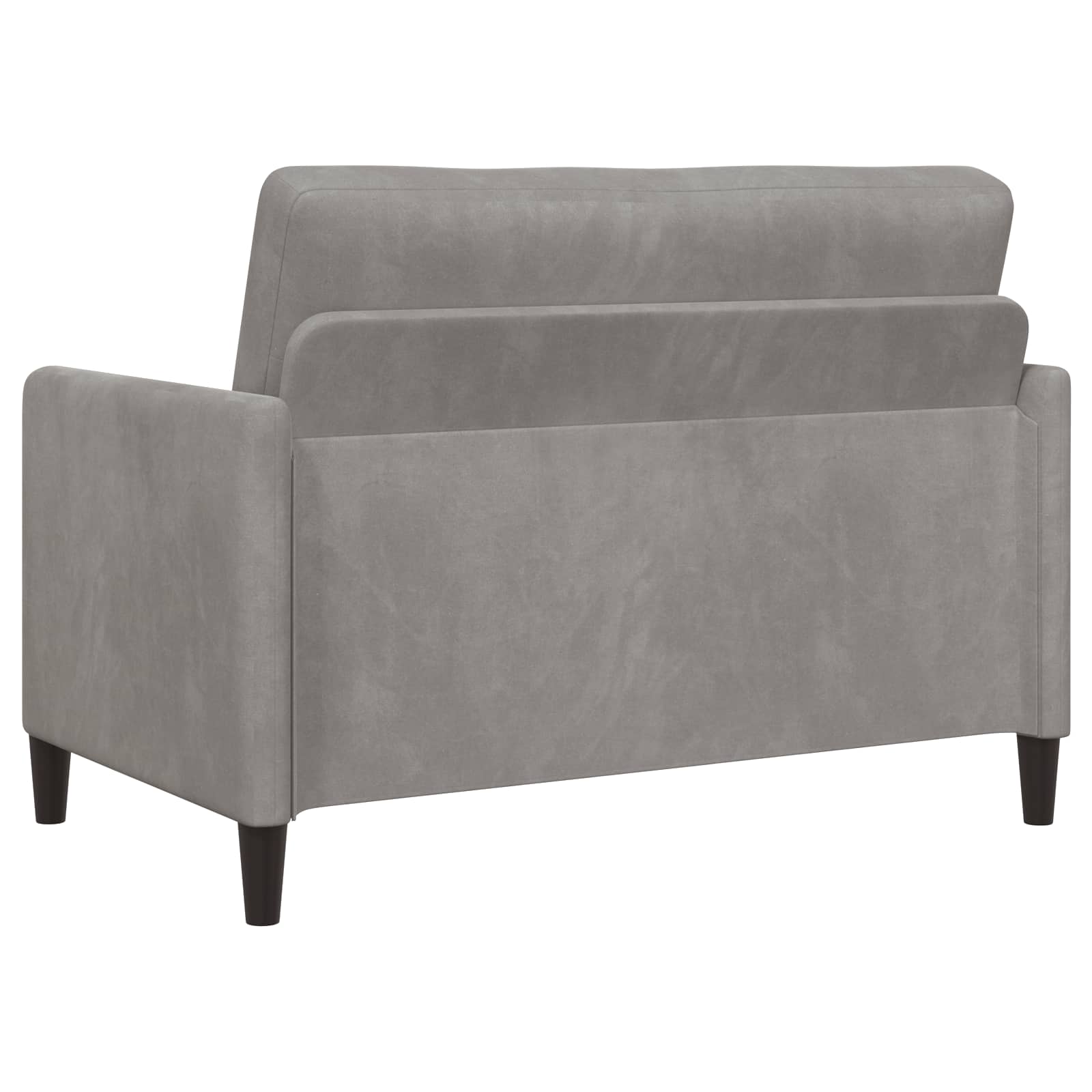 Sofa mit Stauraum Hellgrau 122 x 78 x 87 cm Polyester