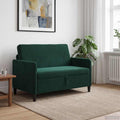 Sofa mit Stauraum Dunkelgrün 122 x 78 x 87 cm Polyester
