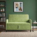 Sofa mit Stauraum Hellgrün 122 x 78 x 87 cm Polyester